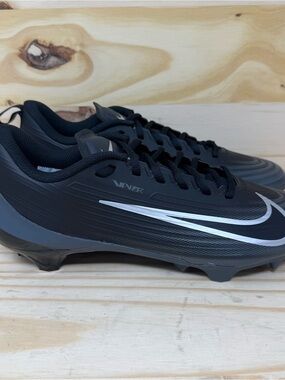 Nike Vapor Edge Speed 3 Football Cleats Mens Size 9 Black Gray New FB3303-002